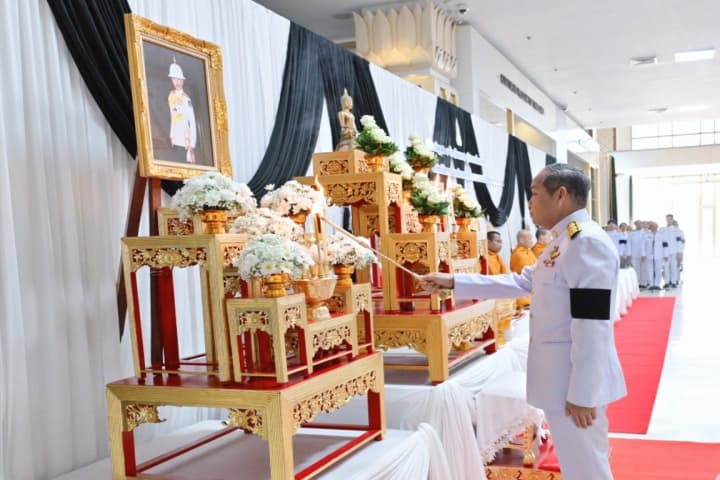 วธ.จัดพิธีบำเพ็ญกุศล 7 วันอุทิศถวายแด่สมเด็จพระเจ้าลูกเธอ เจ้าฟ้าพัชรกิติยาภา นเรนทิราเทพยวดี