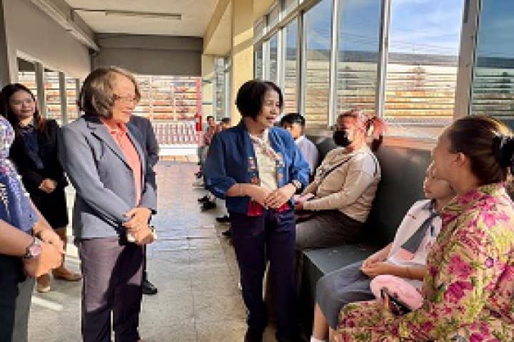 รองอธิบดี สกร ตรวจเยี่ยมและนิเทศสนามสอบในการสอบเทียบวัดระดับความรู้การศึกษาขั้นพื้นฐาน ครั้งที่ 2